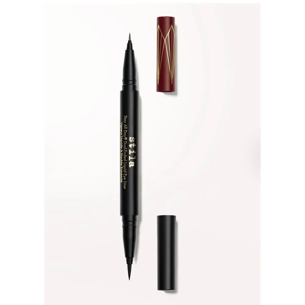 Stila Stay All Day Dual-Ended Liquid Eye Liner Sangria & Intense Black NEW